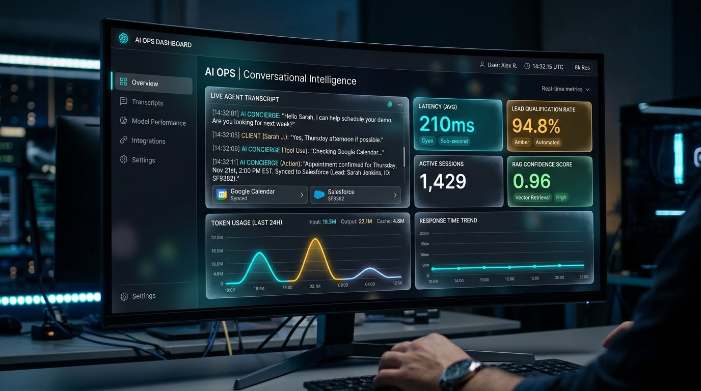 AI Operations Real-Time Telemetry Dashboard